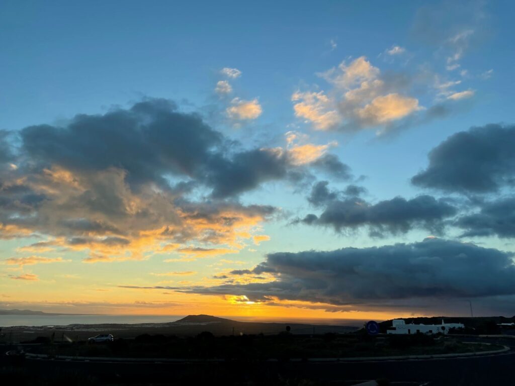 sunset lanzarote-the knowledge nuggets