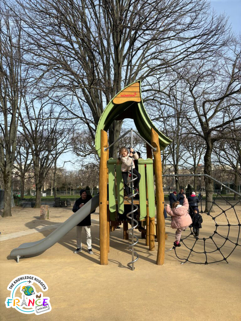 Champ de Mars Playground 1 Paris Itinerary Kids - The Knowledge Nuggets