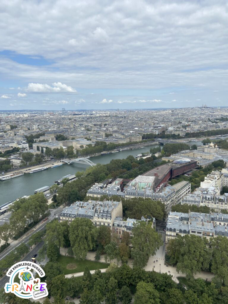 Eiffel Tower View 1 Paris Itinerary Kids - The Knowledge Nuggets
