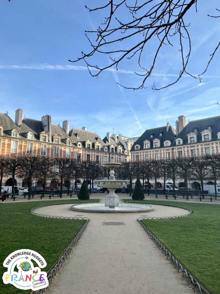 Place des Vosges 1 Paris Itinerary Kids - The Knowledge Nuggets