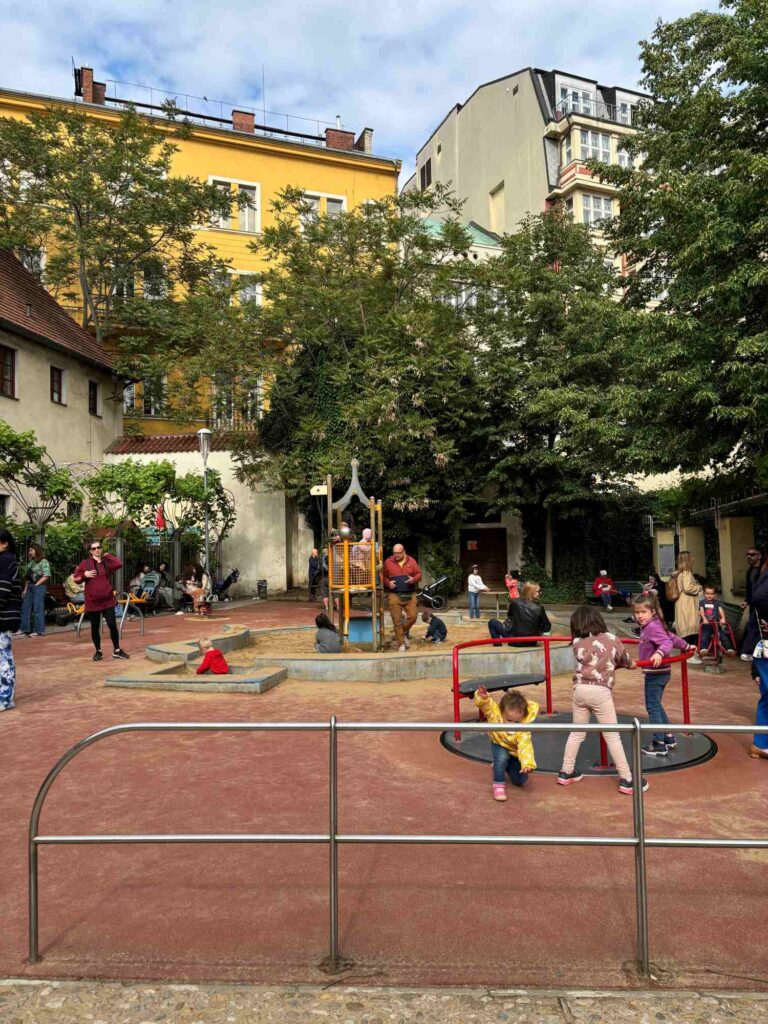 prague with kids - franciscan gardens - the knowledge nuggets