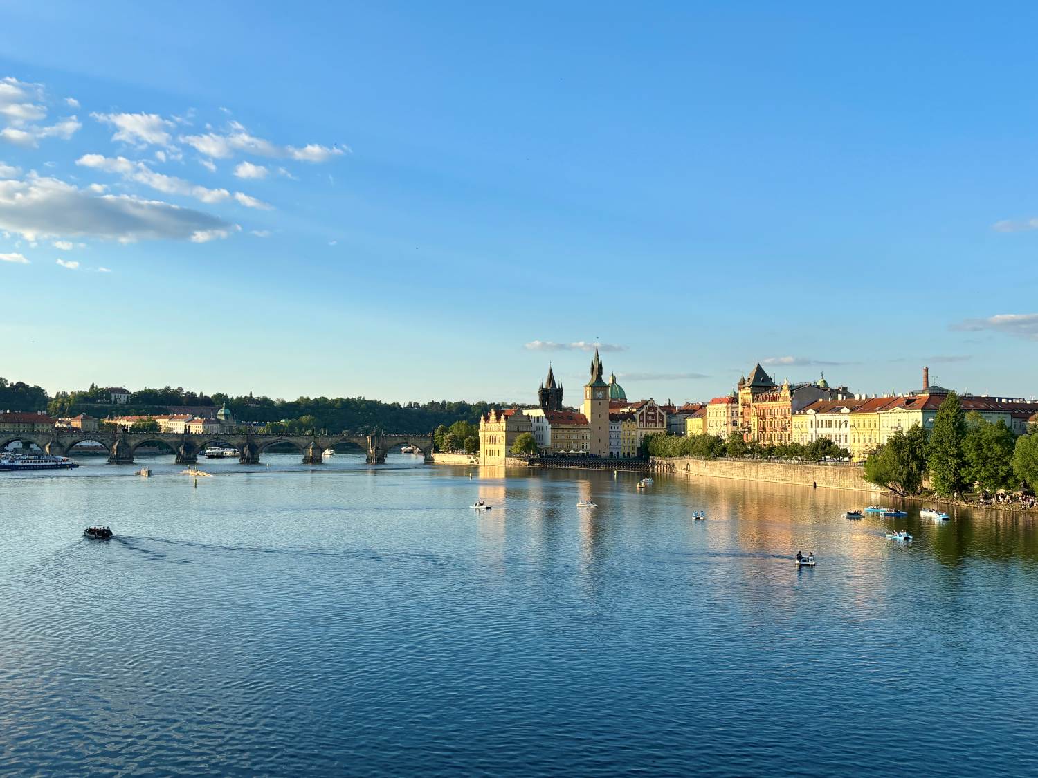 prague with kids - river view- the knowledge nuggets