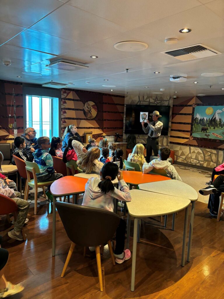 Alaska cruise with kids_kids club_park ranger_theknowledgenuggets