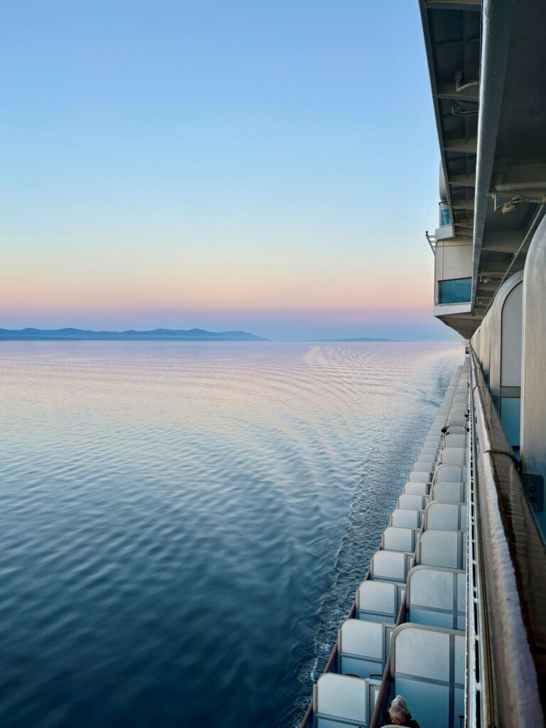 Alaska cruise_view from balcony_theknowledgenuggets