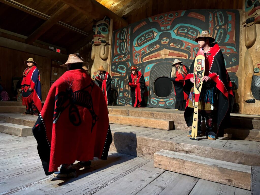 ketchikan with kids_saxman native village dancing_theknowdgenuggets