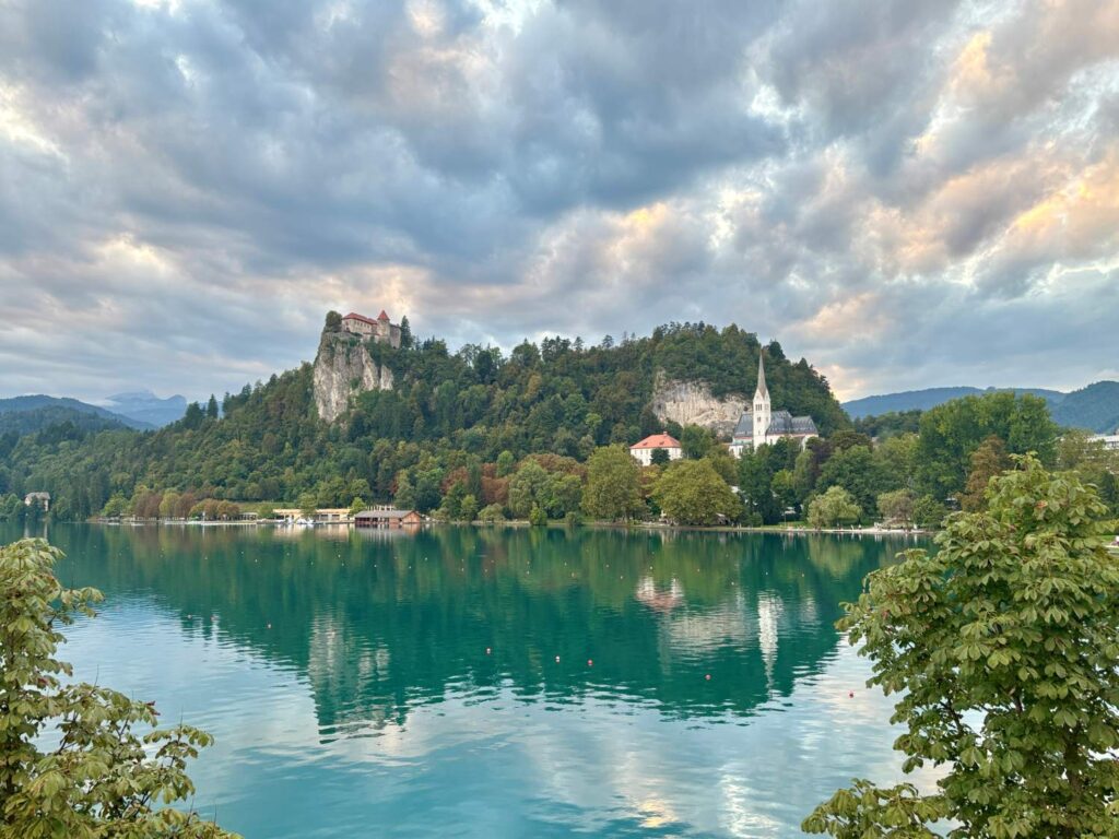 lake bled with kids_bled castle_the knowledge nuggets