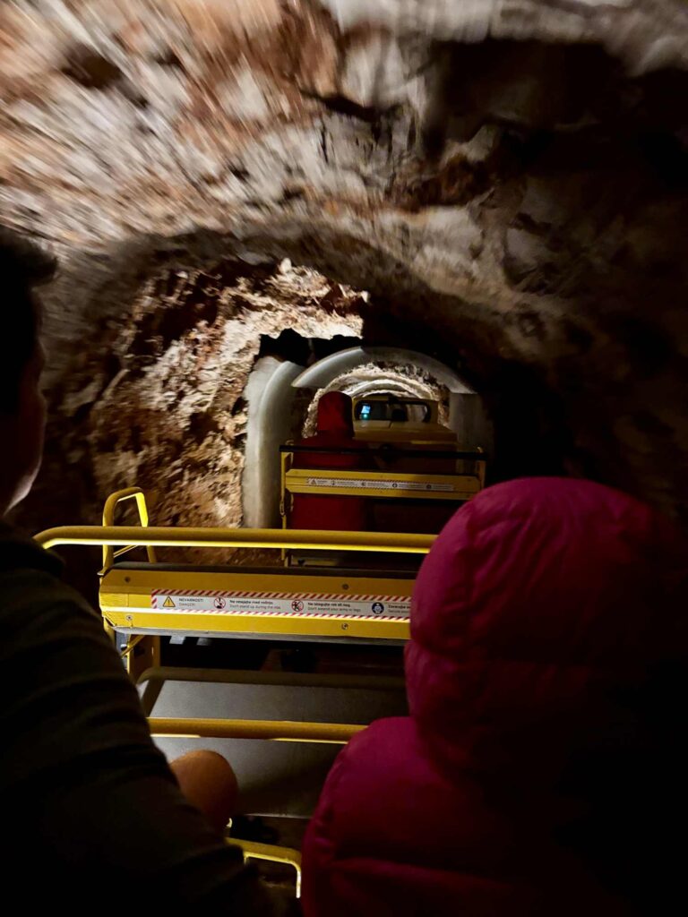 postojna cave train_slovenia with kids_the knowledge nuggets