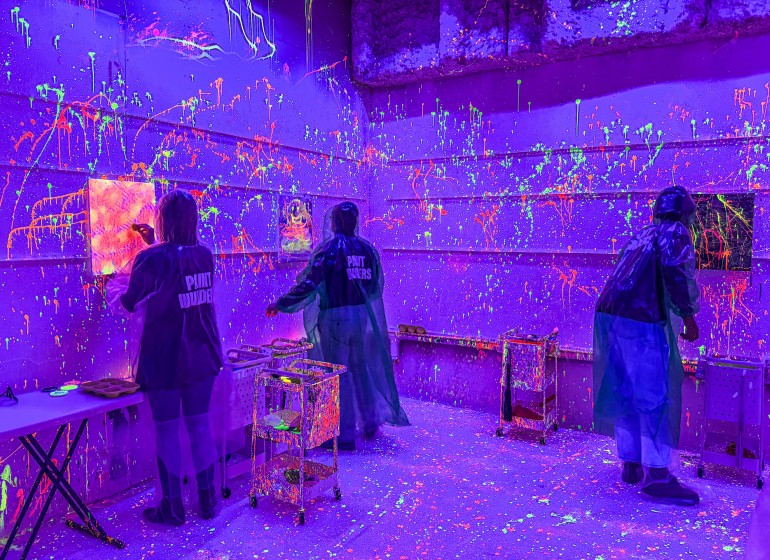 paint invaders-paris november kids-the knowlege nuggets