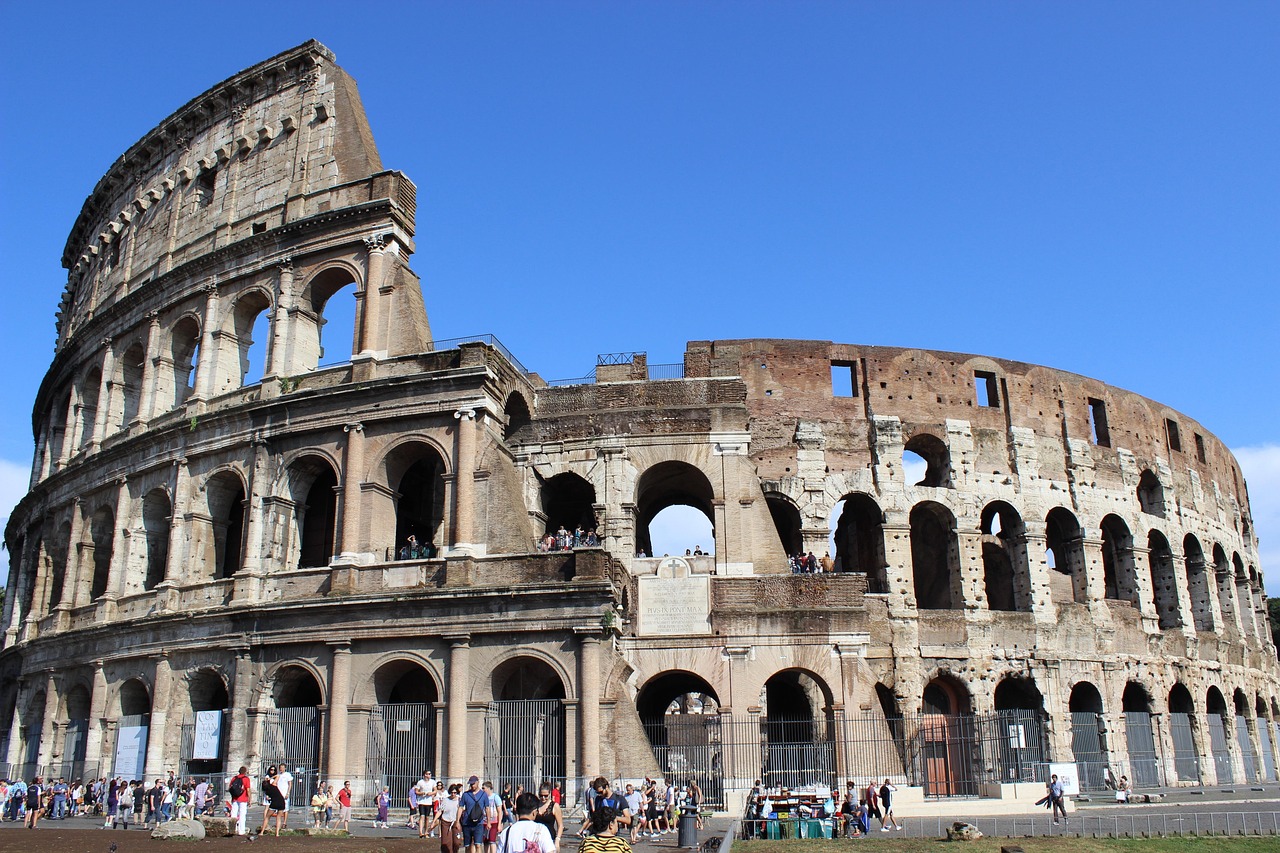 colosseum, rome,