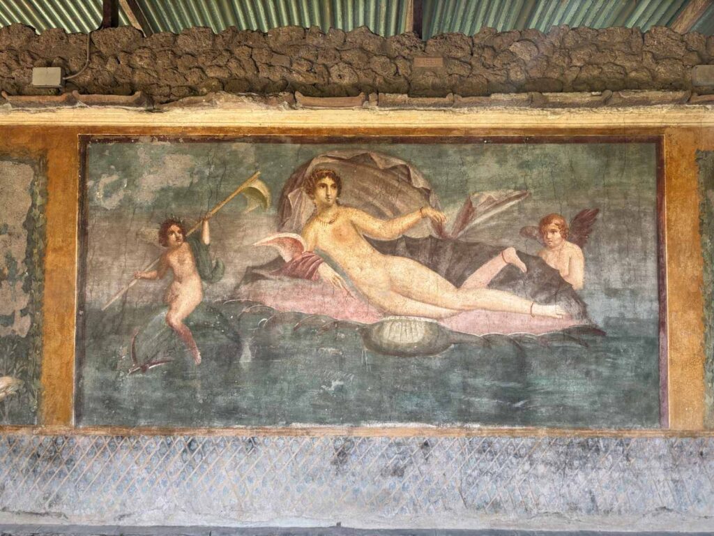 pompeii with kids-walls-the knowledge nuggets