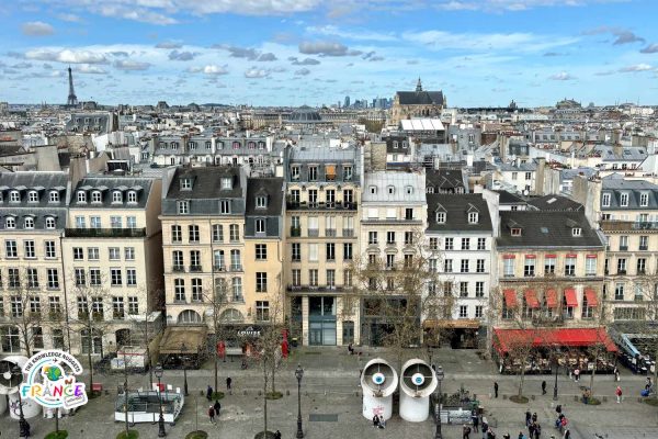 Pompidou Centre views - Best Museum paris kids the knowledge Nuggets