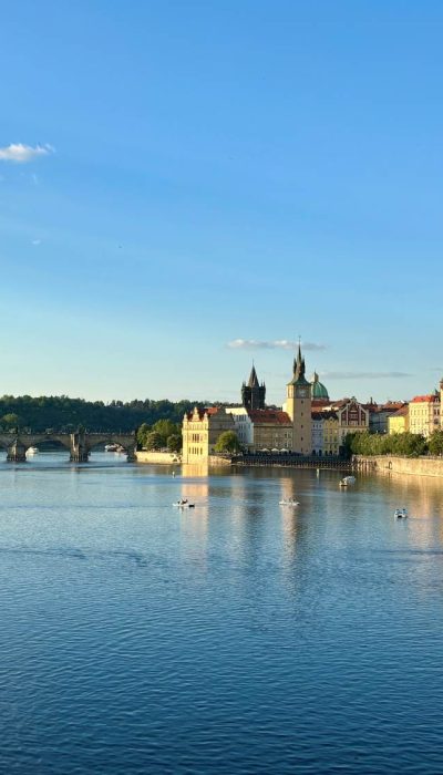 prague with kids - river view- the knowledge nuggets