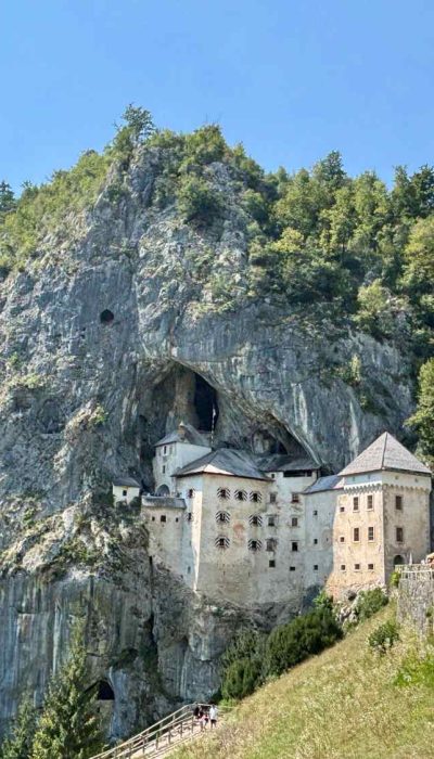 predjama castle view_slovenia with kids_the knowledge nuggets